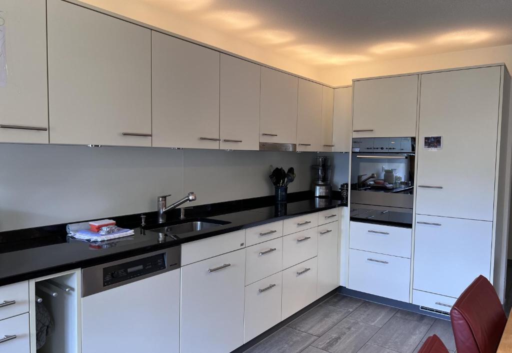 Kuchyň nebo kuchyňský kout v ubytování Chalet Bergrose 3