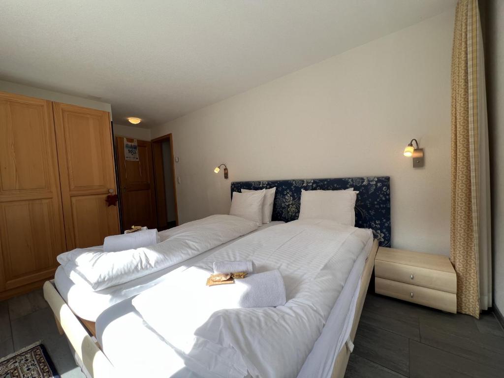 Postel nebo postele na pokoji v ubytování Chalet Bergrose 3