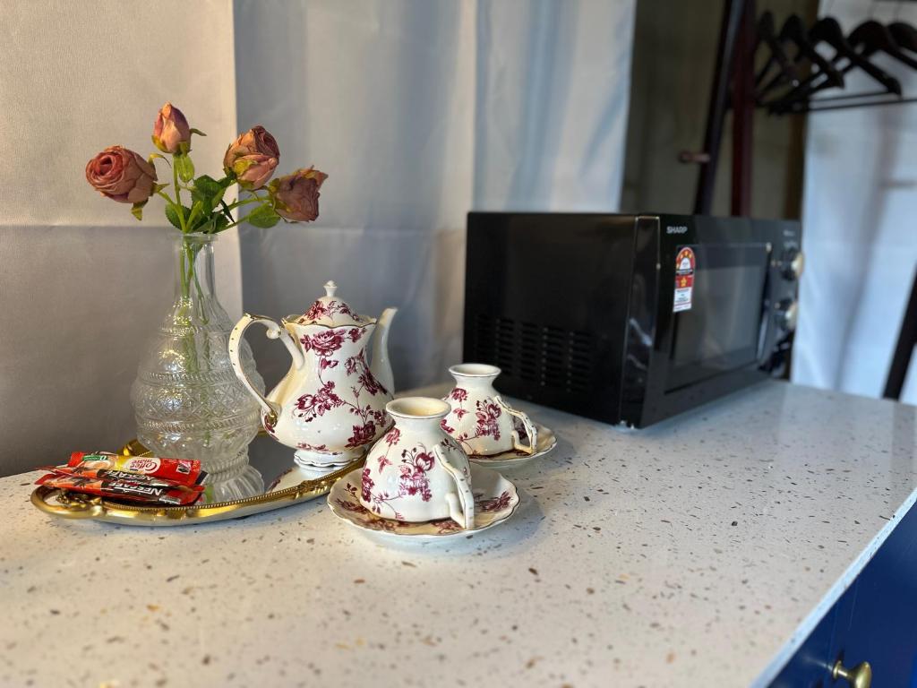 Set per la preparazione di tè e caffè presso kMah@SomerMansion