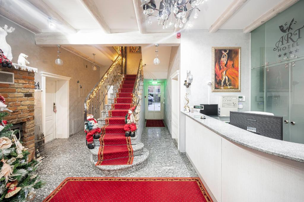 Vstupní hala nebo recepce v ubytování Art Hotel