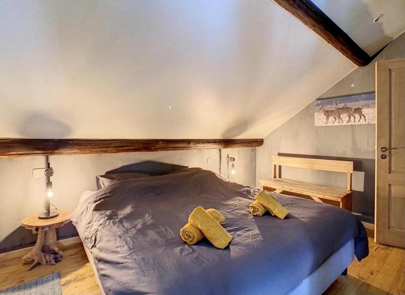 Postel nebo postele na pokoji v ubytování The Lodge Ardenne
