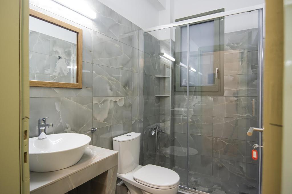 V Hotel Delphi的一间浴室