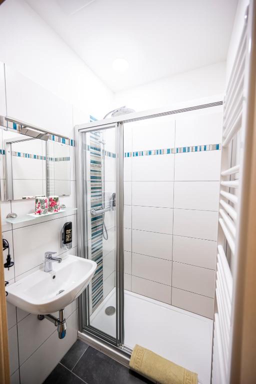Koupelna v ubytování Die Schlafstube - Bed & Breakfast