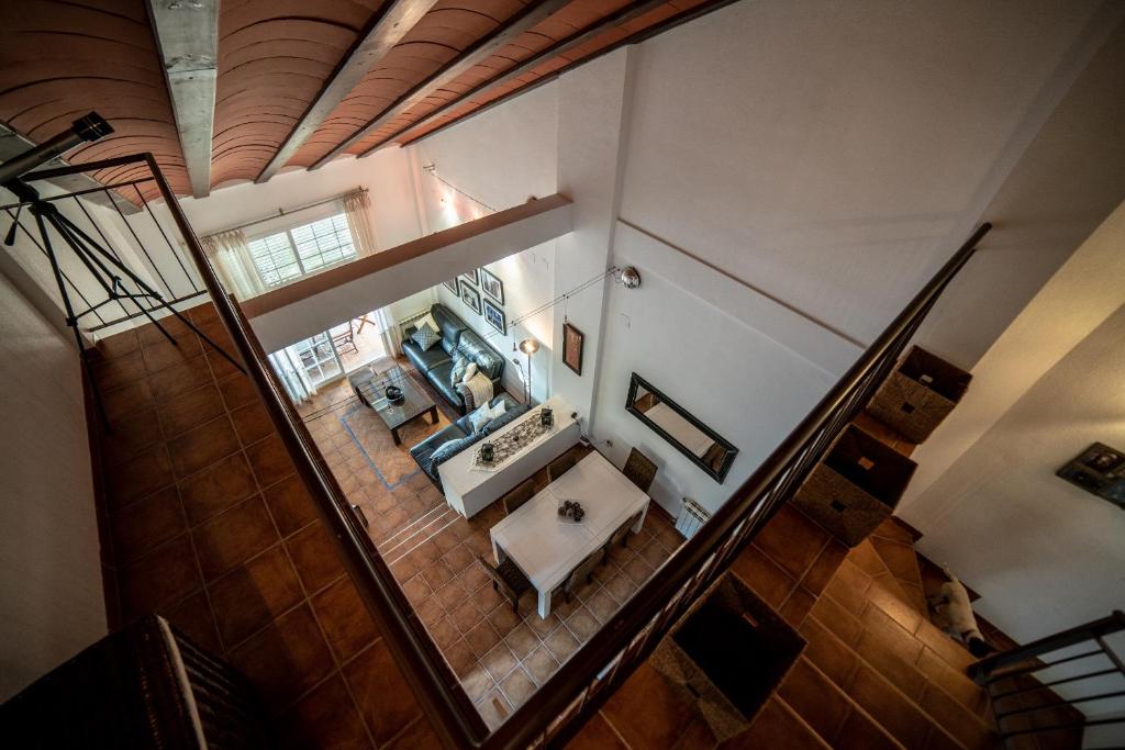 Posezení v ubytování Casa el Refugio del Lago alojamiento rural