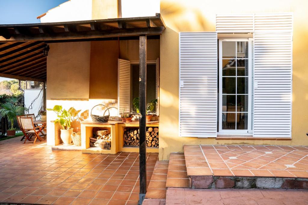 Patio nebo venkovní prostory v ubytování Casa el Refugio del Lago alojamiento rural