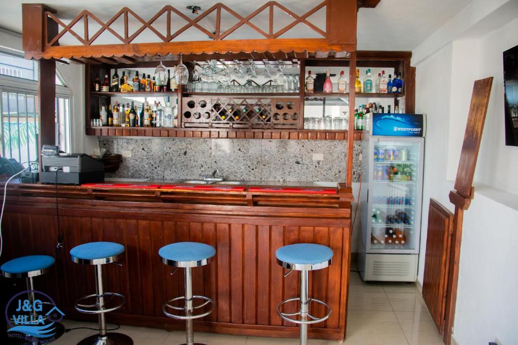 Lounge nebo bar v ubytování J&G Villa Hotel