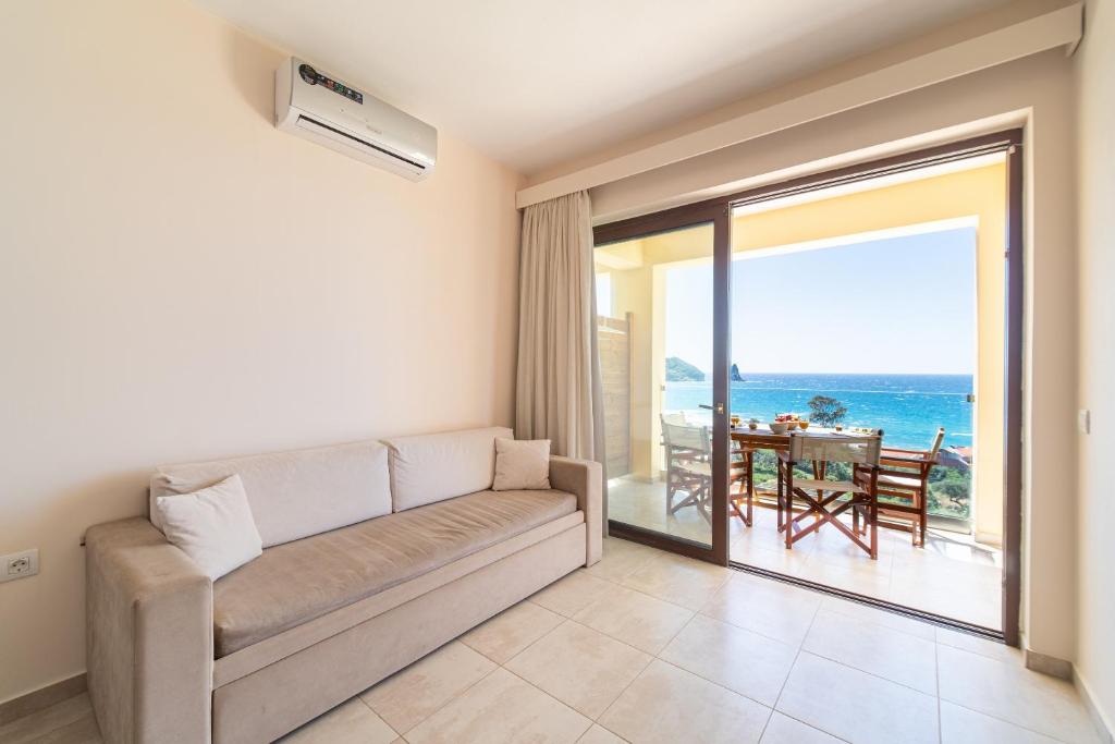 Posezení v ubytování Lido Paradise Apartments Corfu