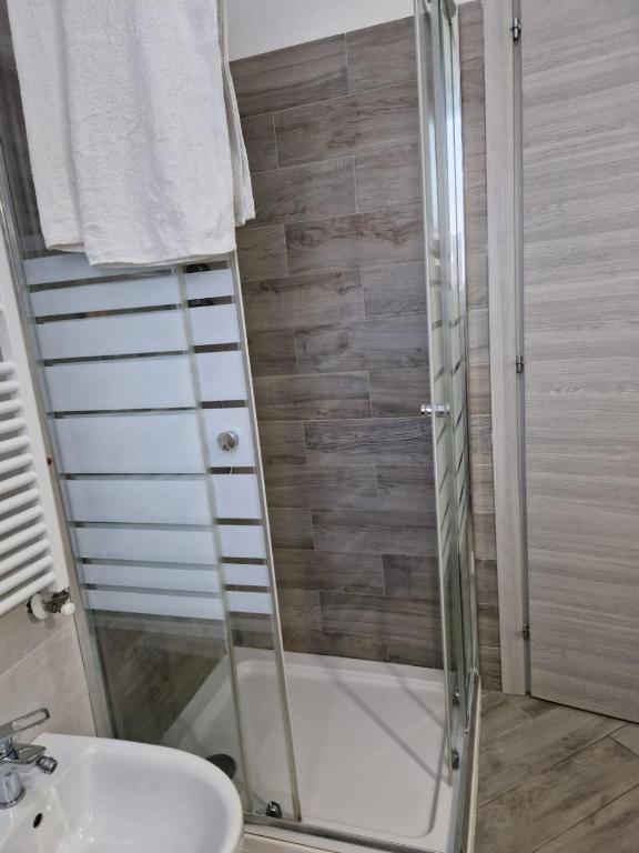 Koupelna v ubytování BeB Casa di Lia