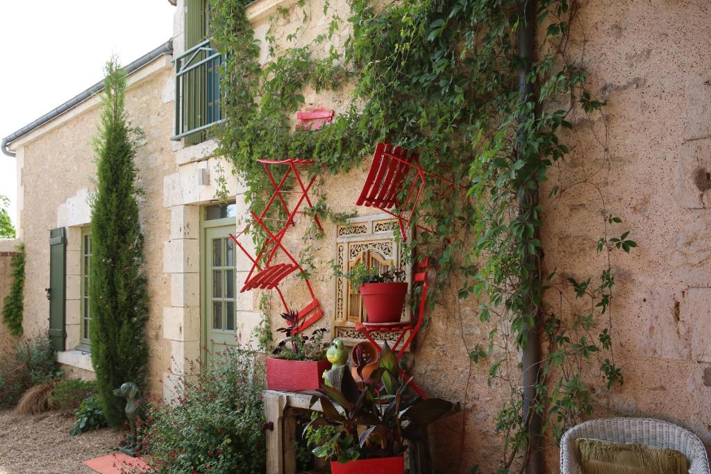 Zahrada ubytování Taty Ginette Maison et Table d'Hôtes