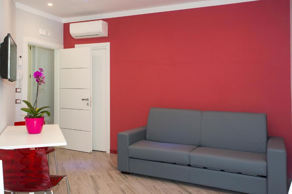 Posezení v ubytování Amalfi Apartments Design centro storico