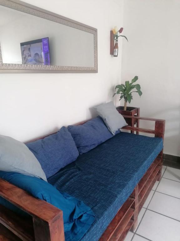 Posezení v ubytování Confortable Suite con terrza