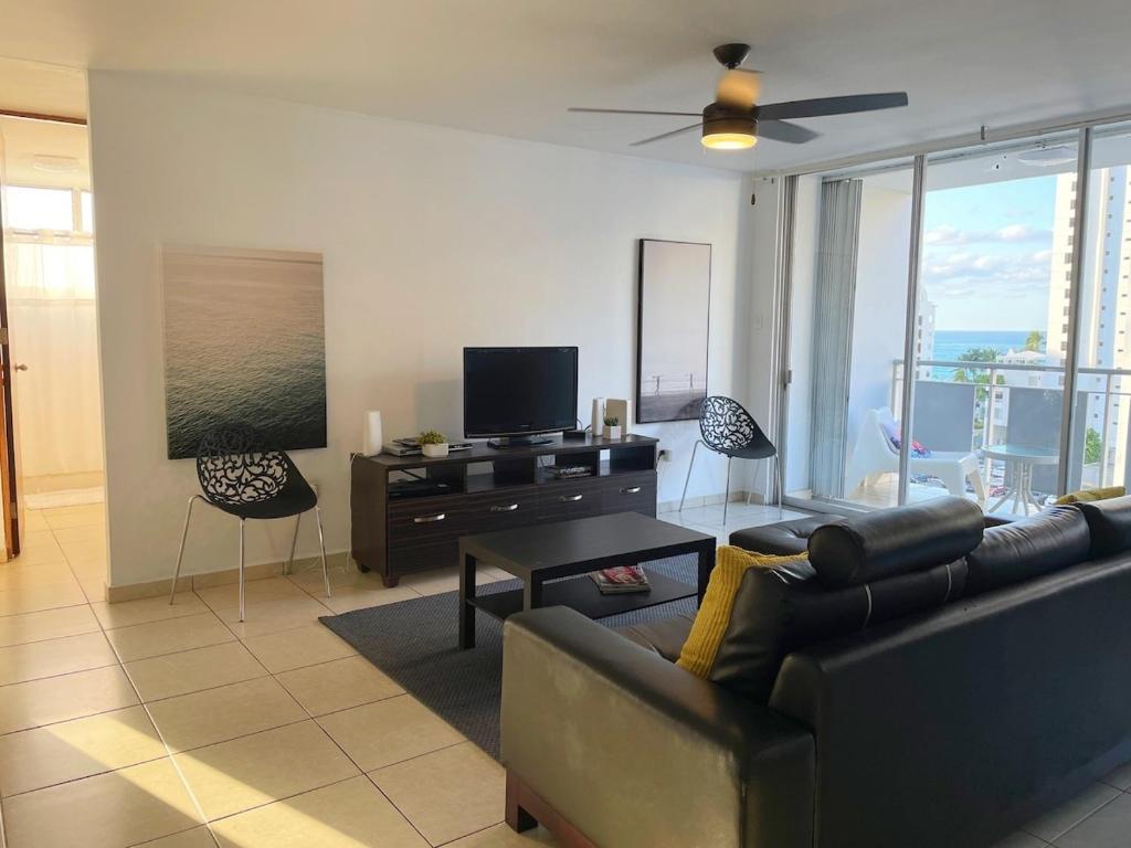 3bd ocean view at Condado Beach parking apts, San Juan (updated prices