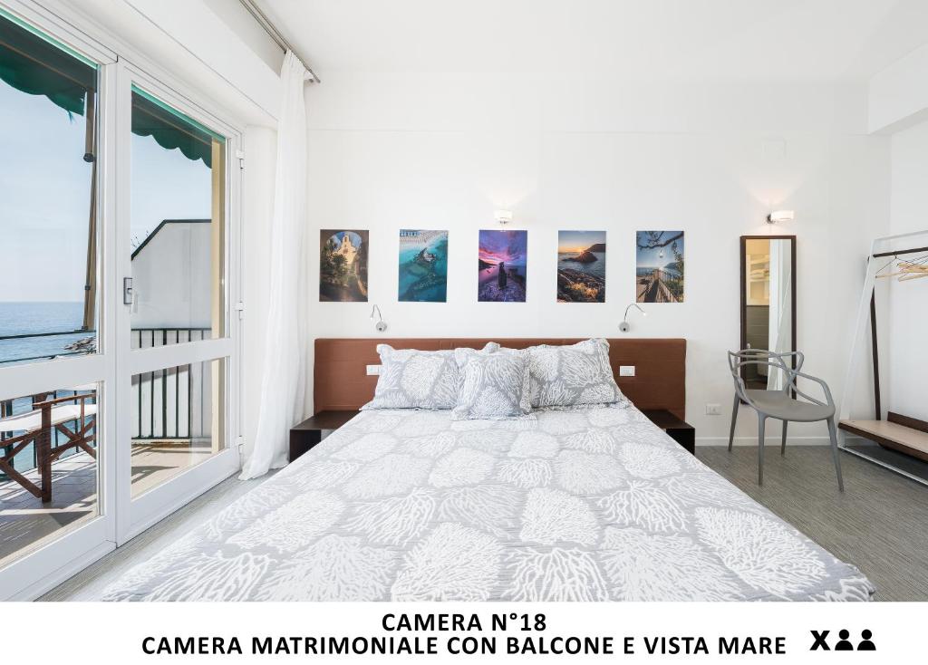Postel nebo postele na pokoji v ubytování Al mare (Guesthouse)