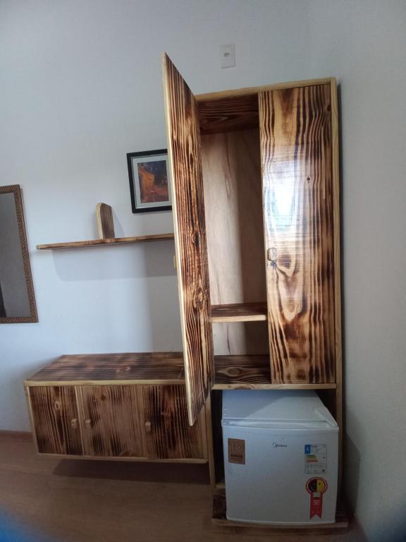 Kuchyň nebo kuchyňský kout v ubytování Beleza Natural Pousada