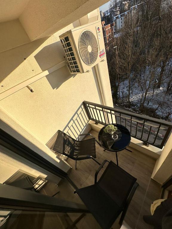 Balkón nebo terasa v ubytování Afrodita apartman