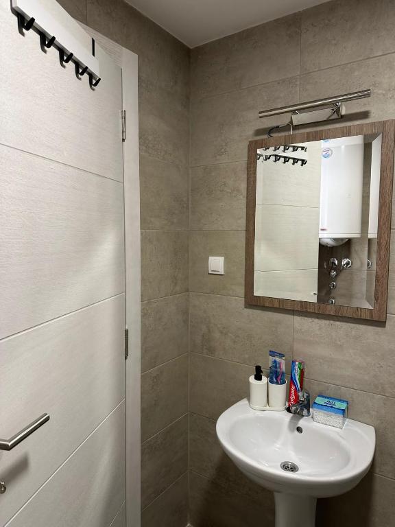 Koupelna v ubytování Afrodita apartman