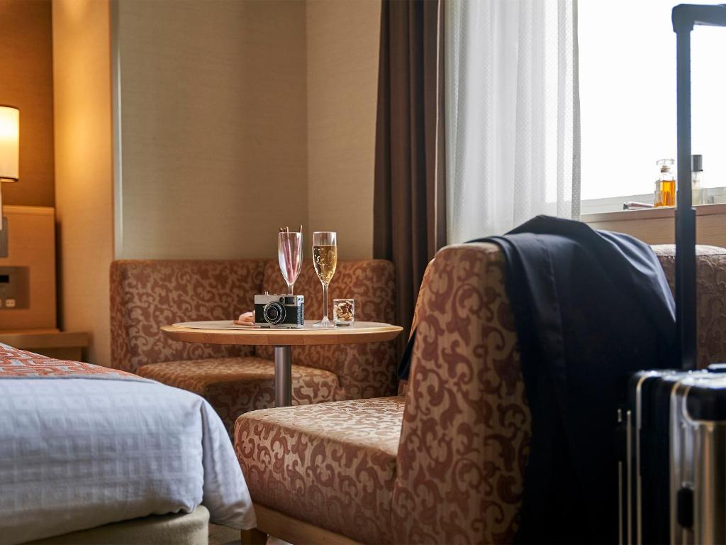 Posezení v ubytování Daiwa Roynet Hotel Hiroshima