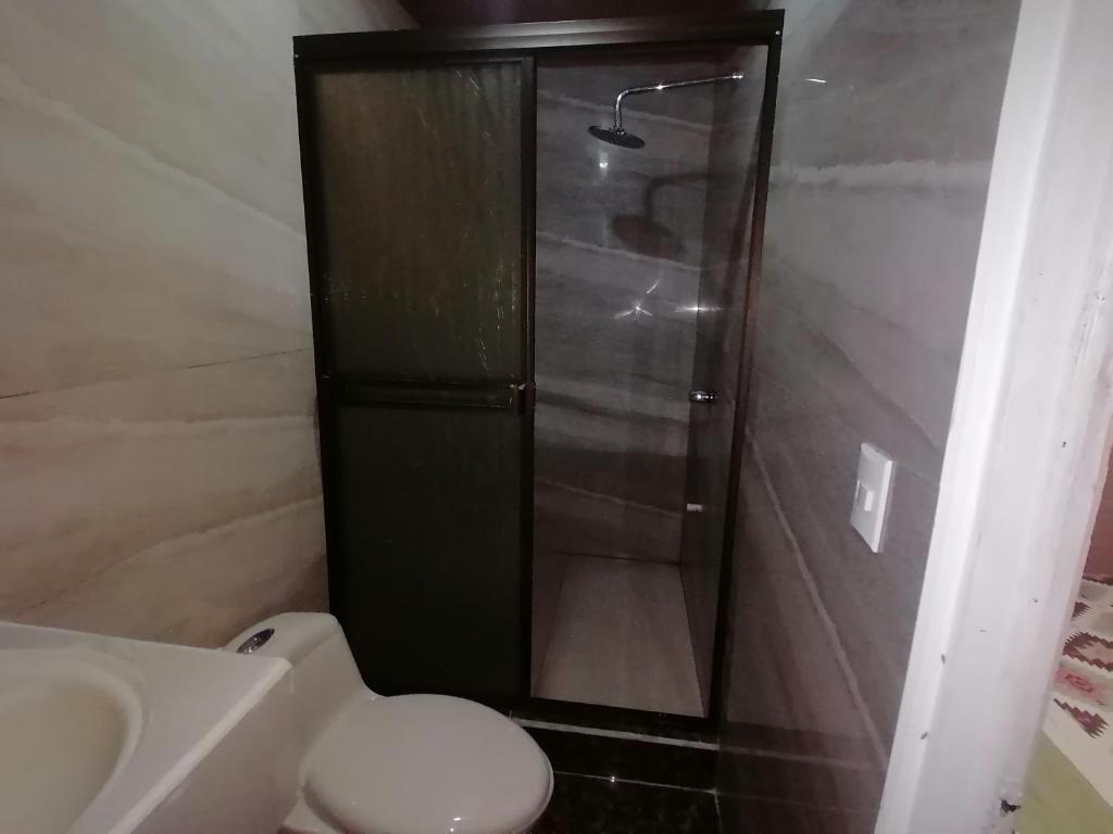 Koupelna v ubytování Casa Quepos