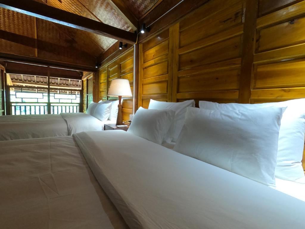Ένα ή περισσότερα κρεβάτια σε δωμάτιο στο Luxury Traditional Chalet
