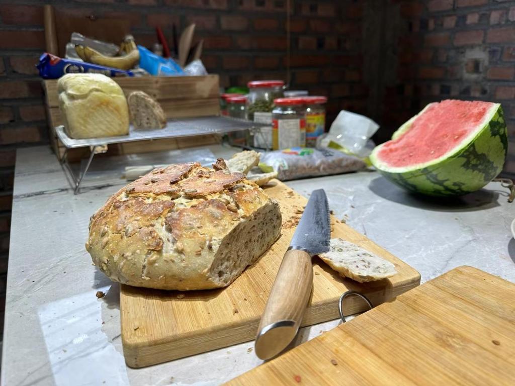 Jídlo v venkovského domu nebo okolí