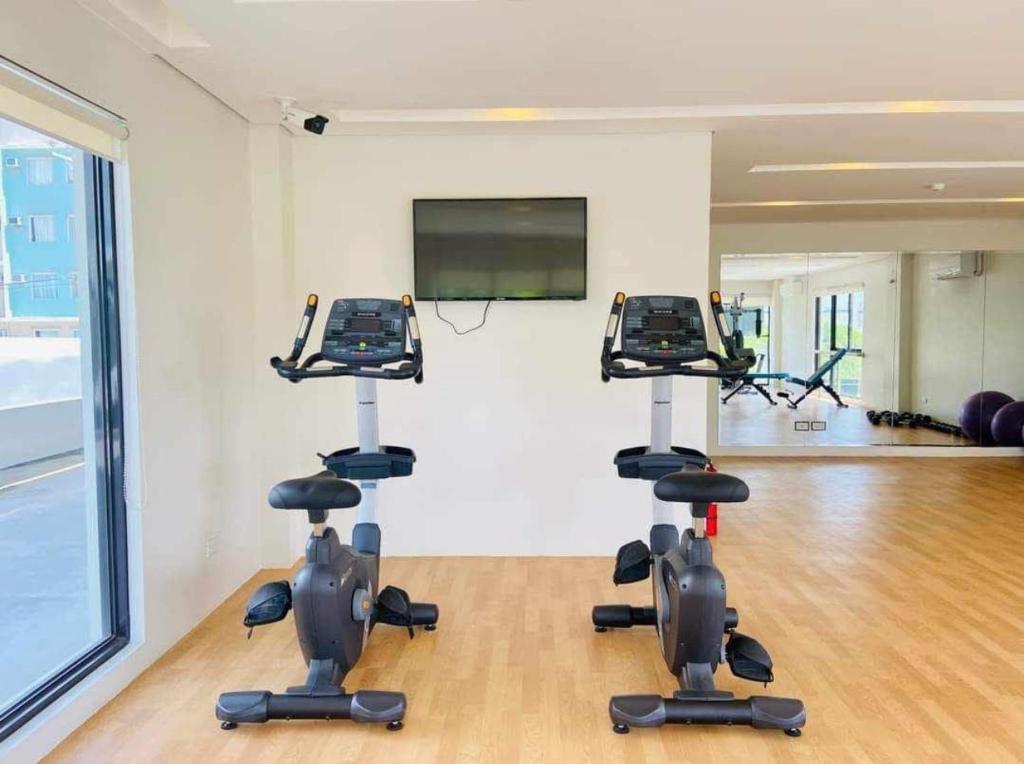 Fitness centrum a/nebo fitness zařízení v ubytování COZYTEL Centro