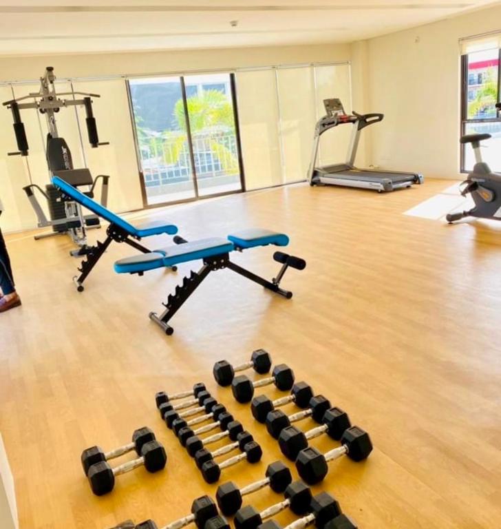 Fitness centrum a/nebo fitness zařízení v ubytování COZYTEL Centro