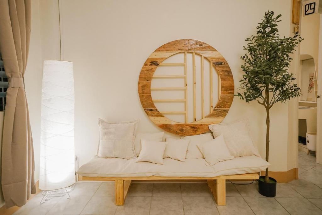 Posezení v ubytování Pallet Homes - Megaworld