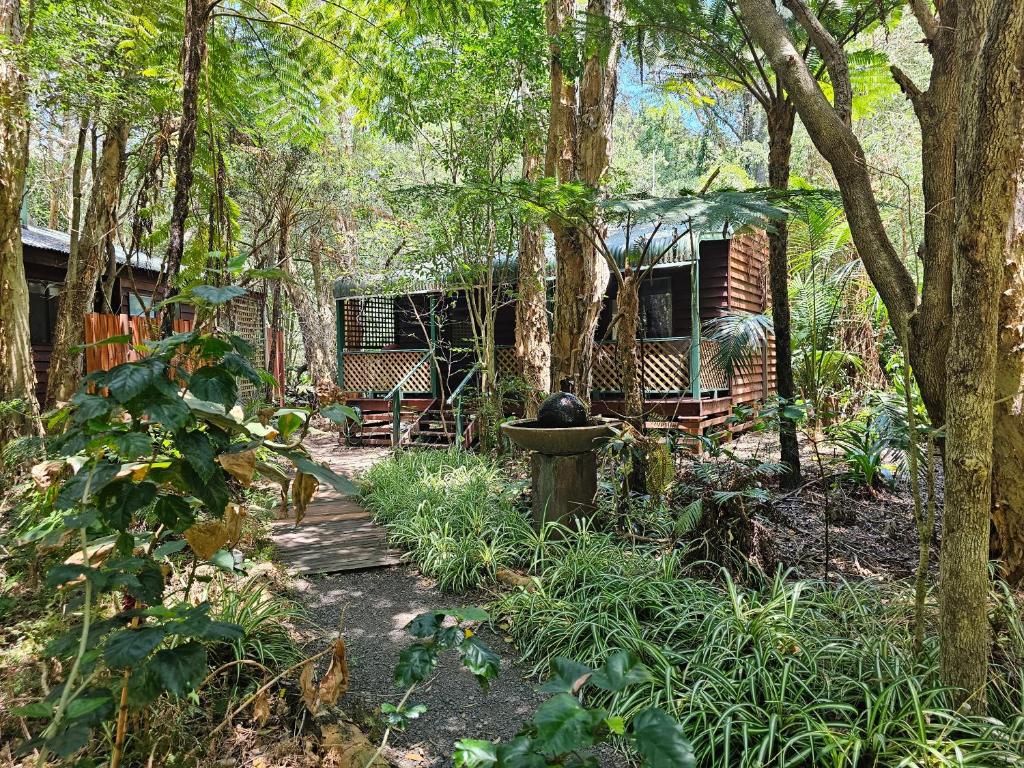 Zahrada ubytování Wanderers Retreat