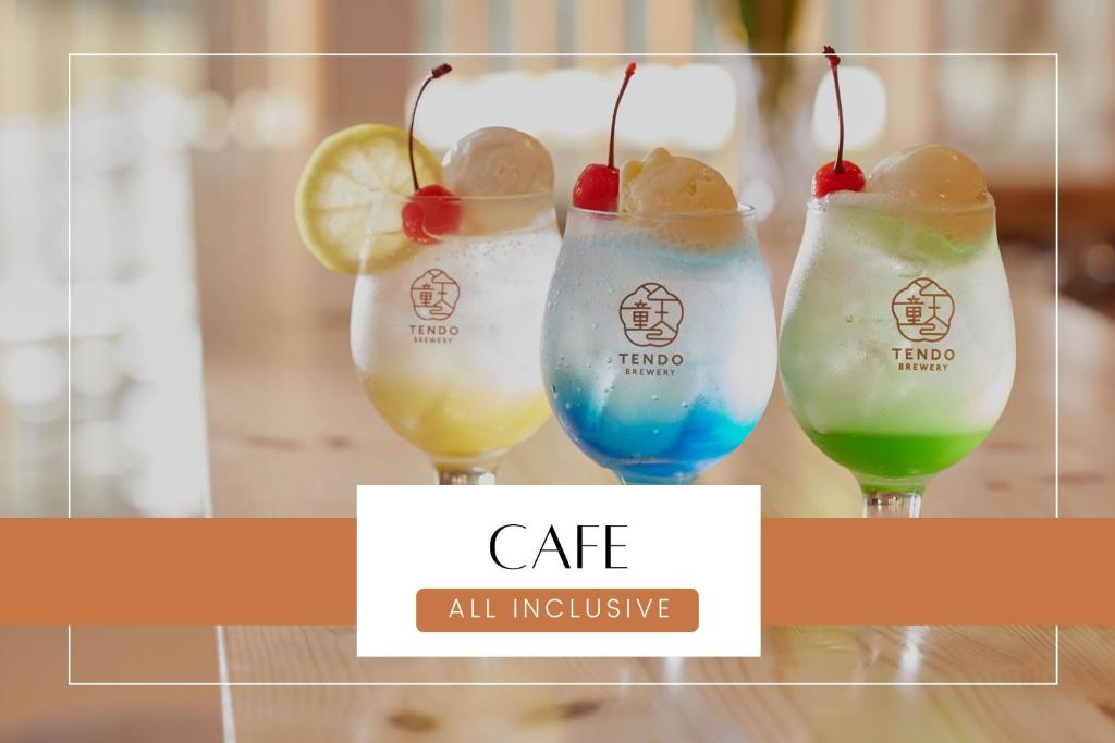 Nápoje v ubytování Ichiraku tendo spa & brewery