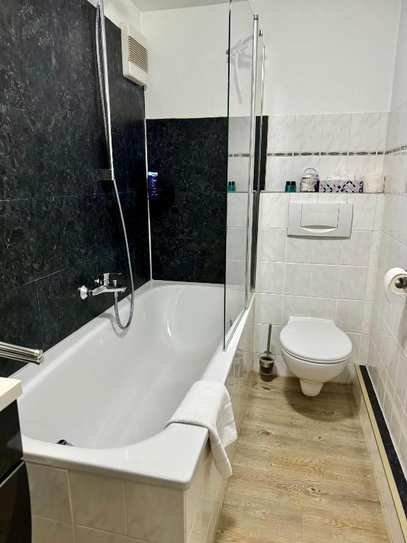 Koupelna v ubytování Residenz Hotel Neu Wulmstorf