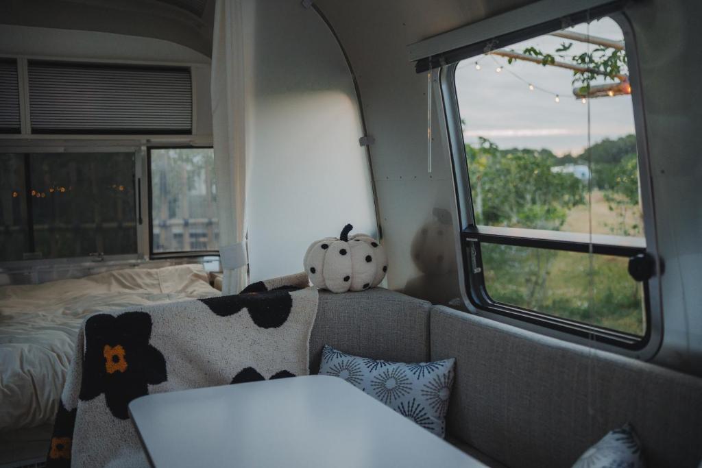 Posezení v ubytování Le Alley Autocamp