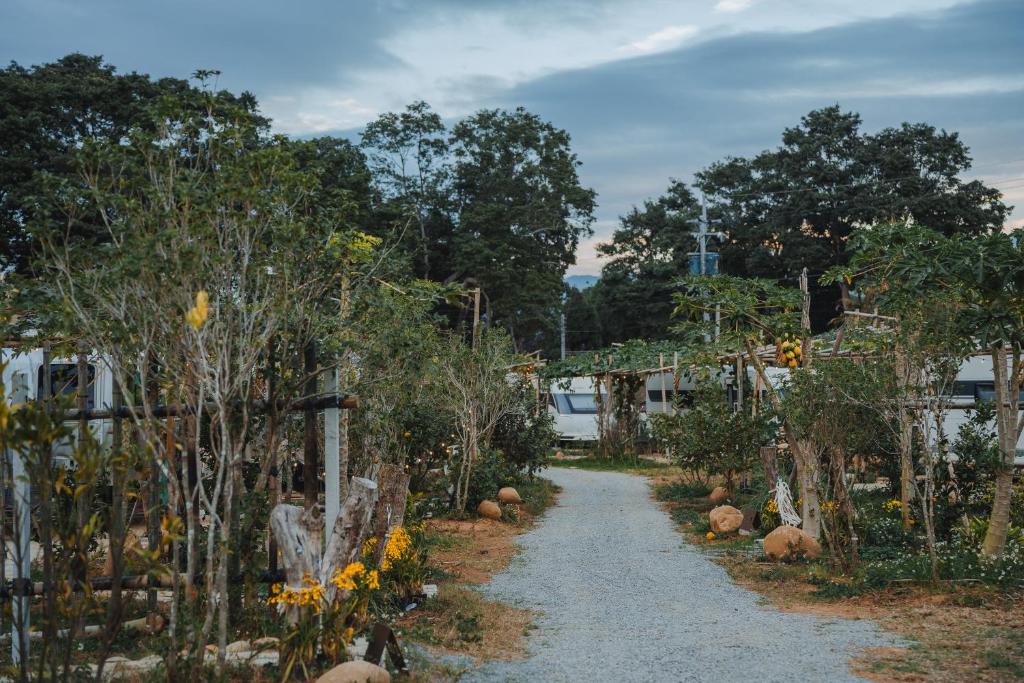 Zahrada ubytování Le Alley Autocamp