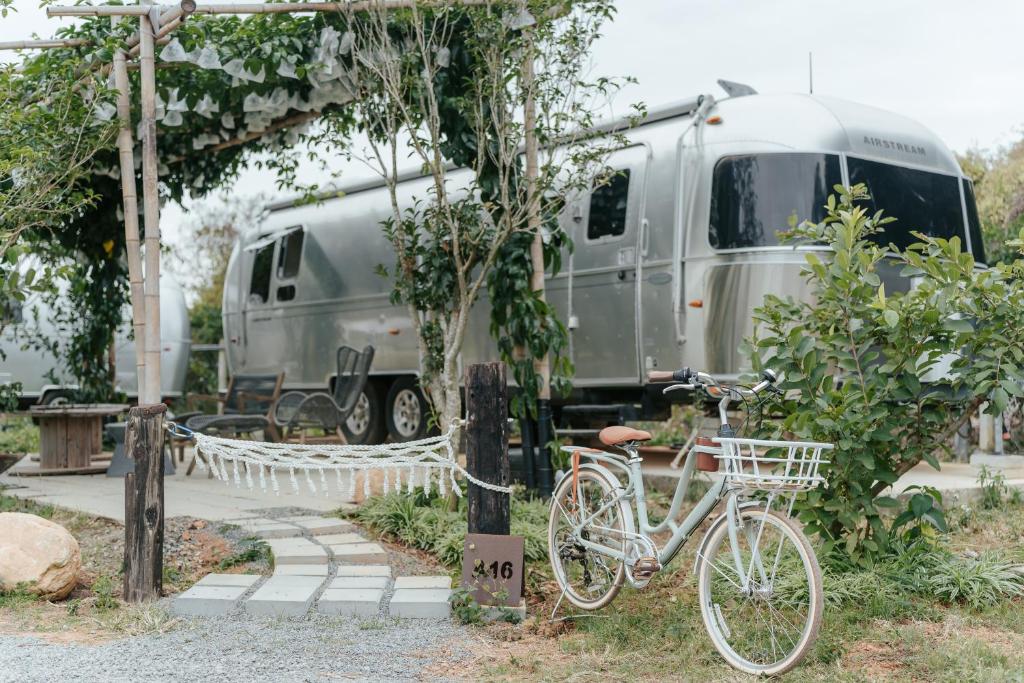Zahrada ubytování Le Alley Autocamp