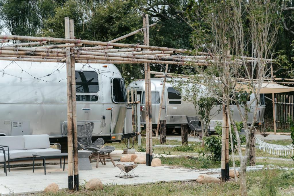 Zahrada ubytování Le Alley Autocamp