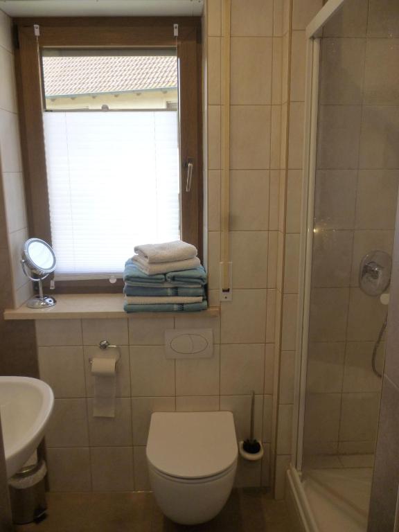 Koupelna v ubytování Gaestezimmer Klein