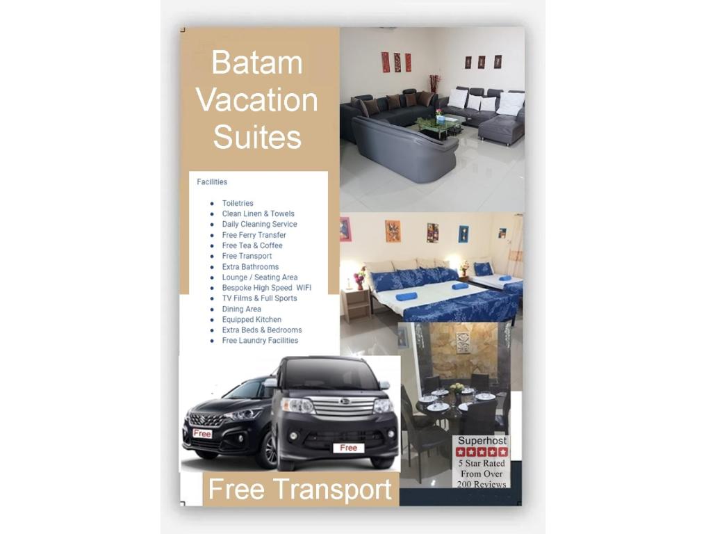 ナゴヤにあるFamily Vacation Suitesの車販売店のチラシ