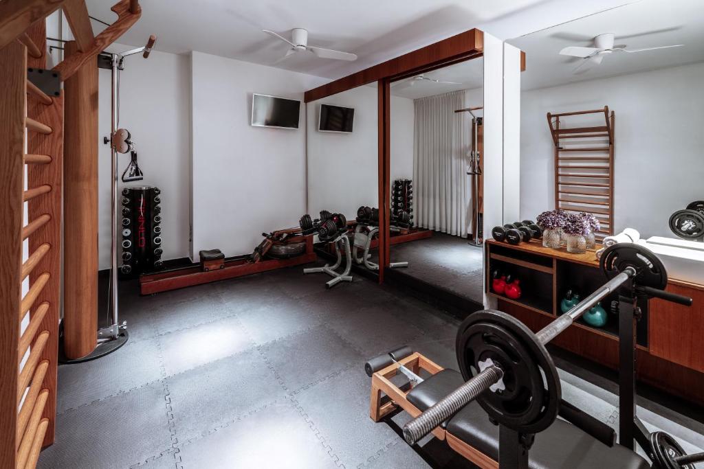 Fitness centrum a/nebo fitness zařízení v ubytování Hotel Q! Berlin