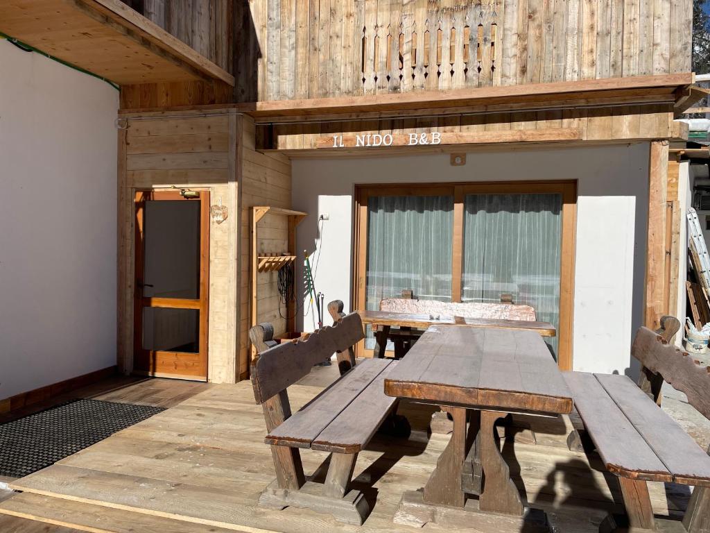 Balkón alebo terasa v ubytovaní B&B IL Nido