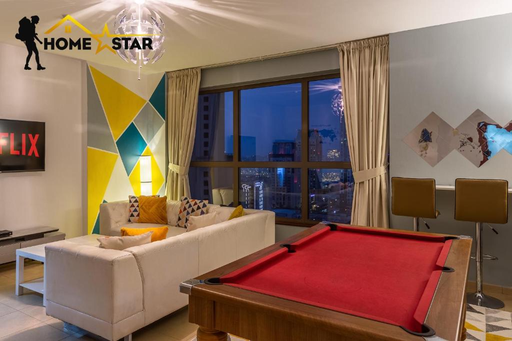 HOMESTAR، خوابگاه ساحلی جمیرا - JBR - استخر، ساحل، مترو