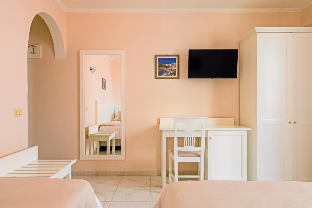 Μια τηλεόραση ή/και κέντρο ψυχαγωγίας στο Hotel Da Raffaele