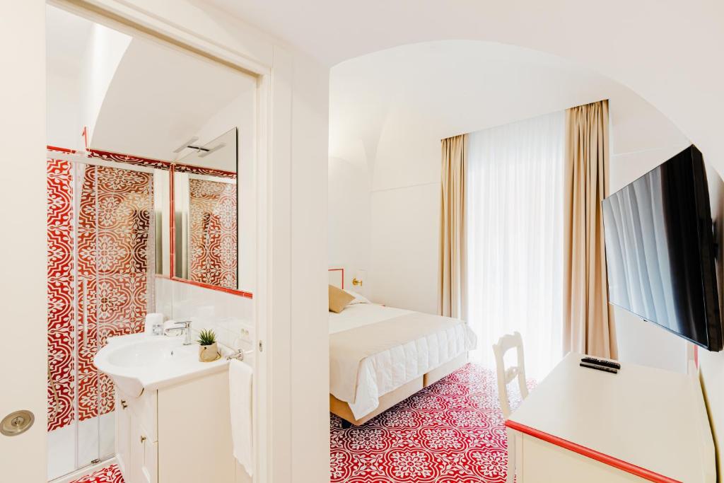 Μια τηλεόραση ή/και κέντρο ψυχαγωγίας στο Hotel Da Raffaele