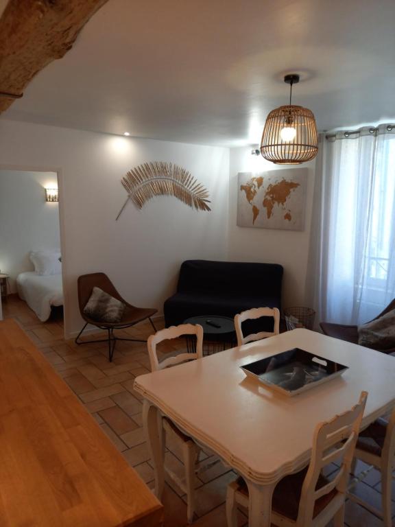 Posezení v ubytování Hotel de la Halle