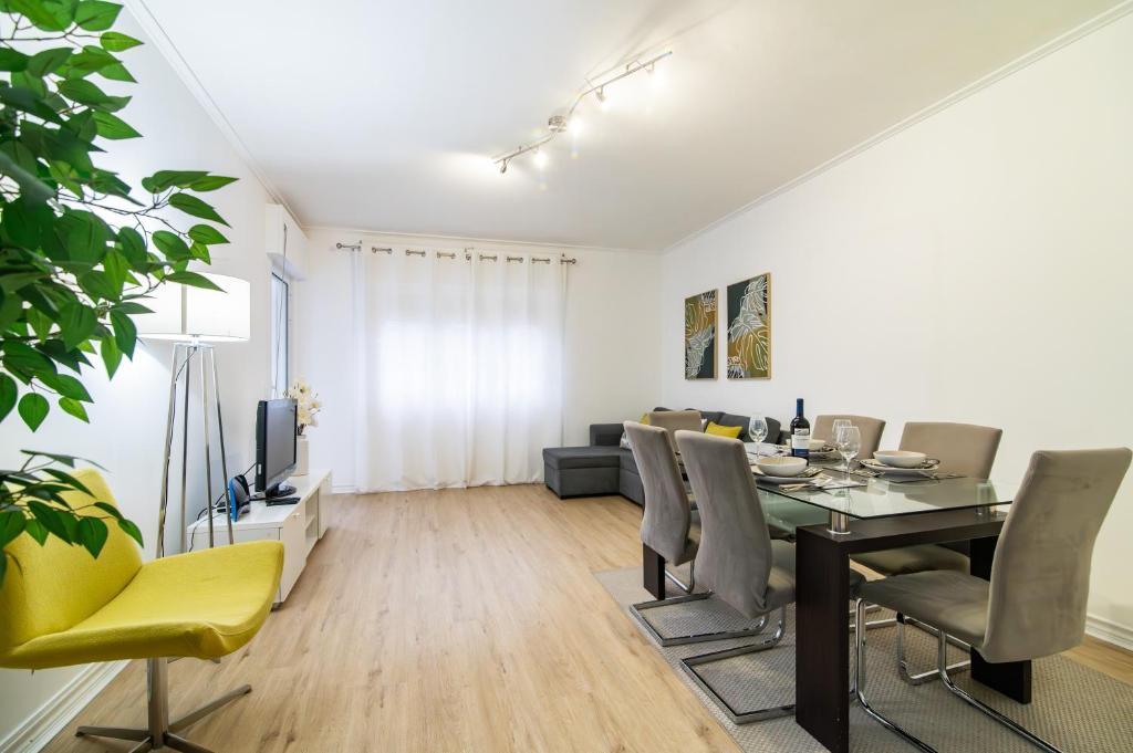 Posezení v ubytování Green Island City Apartment