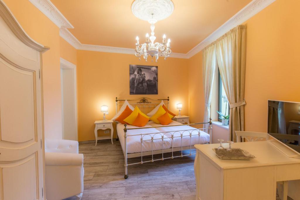 Voodi või voodid majutusasutuse Grande Albergo Giancarlo toas