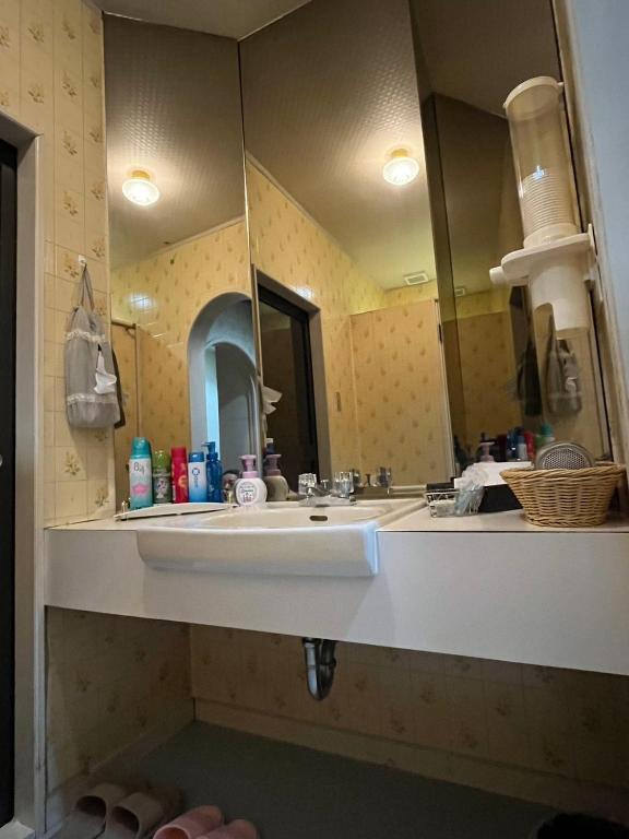Koupelna v ubytování ロビンホテルRobin Hotel