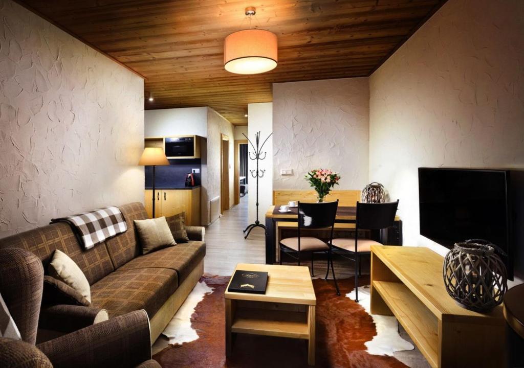 Posezení v ubytování Chalets Jasná Collection - Apartments