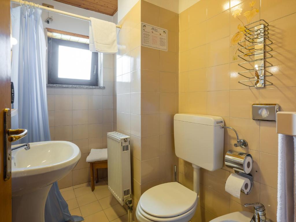 Kúpeľňa v ubytovaní Albergo Dimaro Wellness Hotel