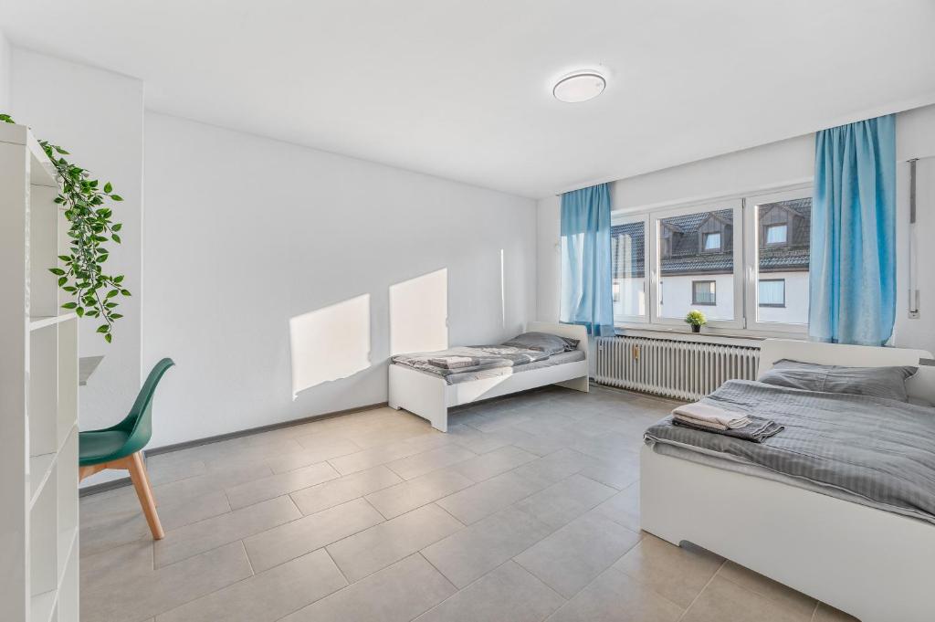 Setusvæði á MONTEURWOHNUNG Ebersbach EB03 RAUMSCHMIDE Apartments