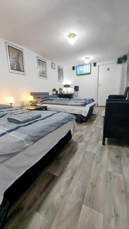 Posteľ alebo postele v izbe v ubytovaní Basilica Centrum Apartment Budapest