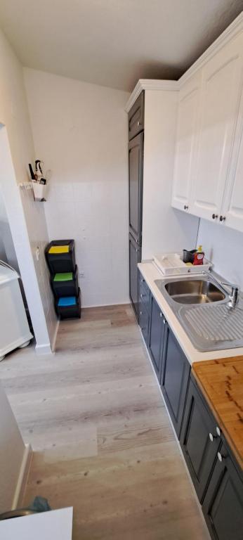 Kuchyň nebo kuchyňský kout v ubytování Apartman Jurčević